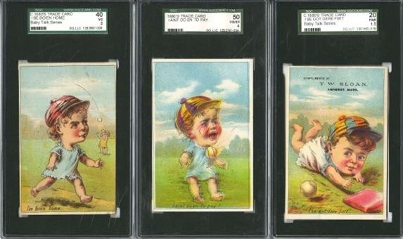 SGC Graded Baby Talk H804-1A Complete 9 Card Set